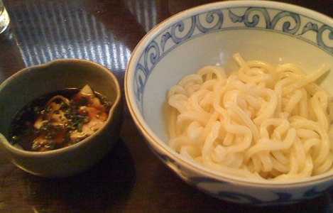 温かいうどん - 肉汁うどん