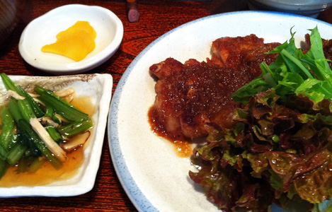 今日の日替わり御膳 ポークジンジャー 950円